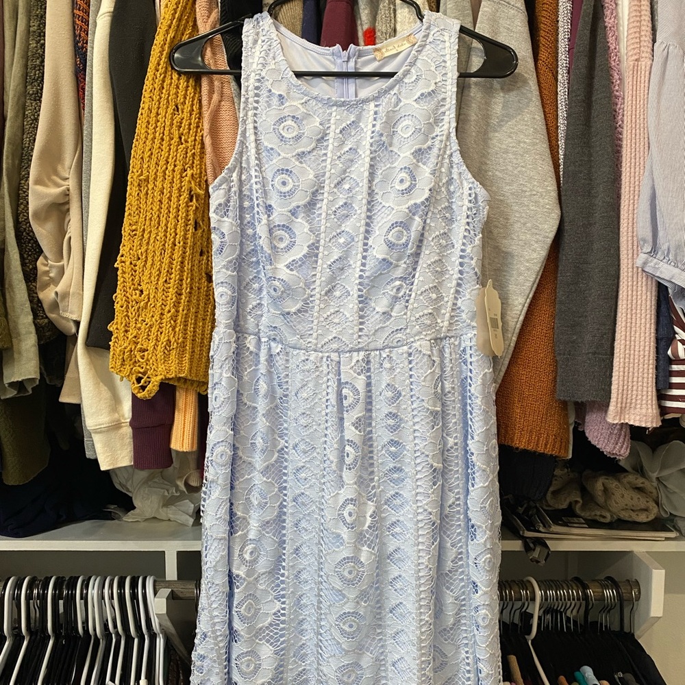 Altar’d State blue lace dress